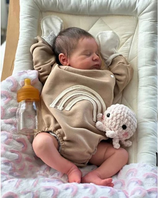 Mu Diegoas Bebes Reborn-Puppen Laura, 19-Zoll, Bunt / Mehrfarbig - Bild 1