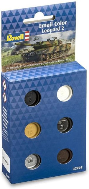 Revell Email Color Leopard 2 A6M+, Nachfüllpack, 6 x 14 ml - Bild 1