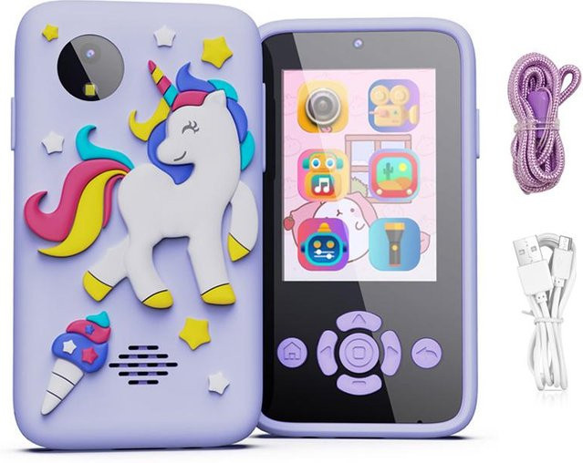 Linyi toy Smart Telefon Spielzeugset, Cartoon, violett, ab 3 Jahre - Bild 1