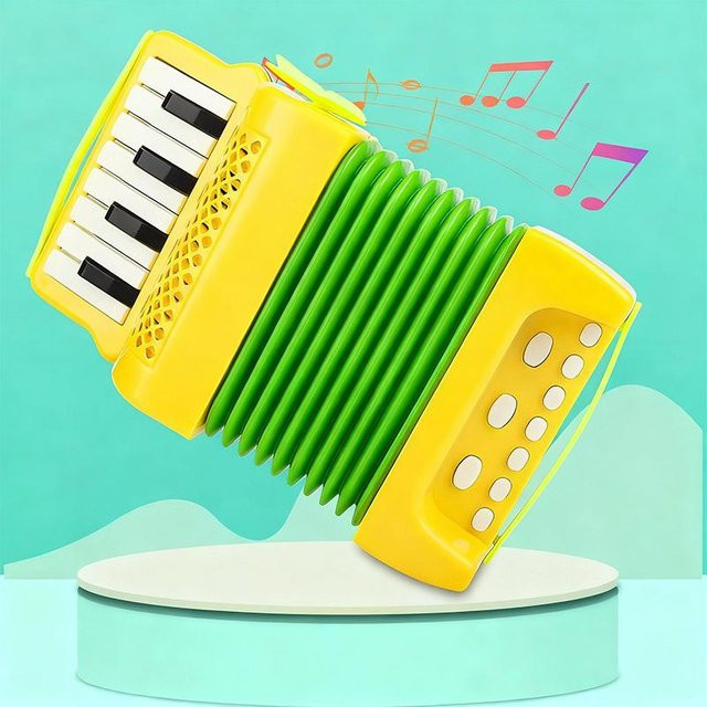 Linyi toy car Akkordeon Spielzeug, Musikalisches Spielzeug, ab 3 Jahre - Bild 1