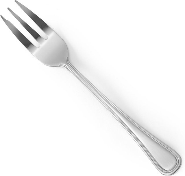 Hendi Kitchen Line Kuchengabeln aus Edelstahl in Silber, 12 Stück, Länge: 15 cm - Bild 1