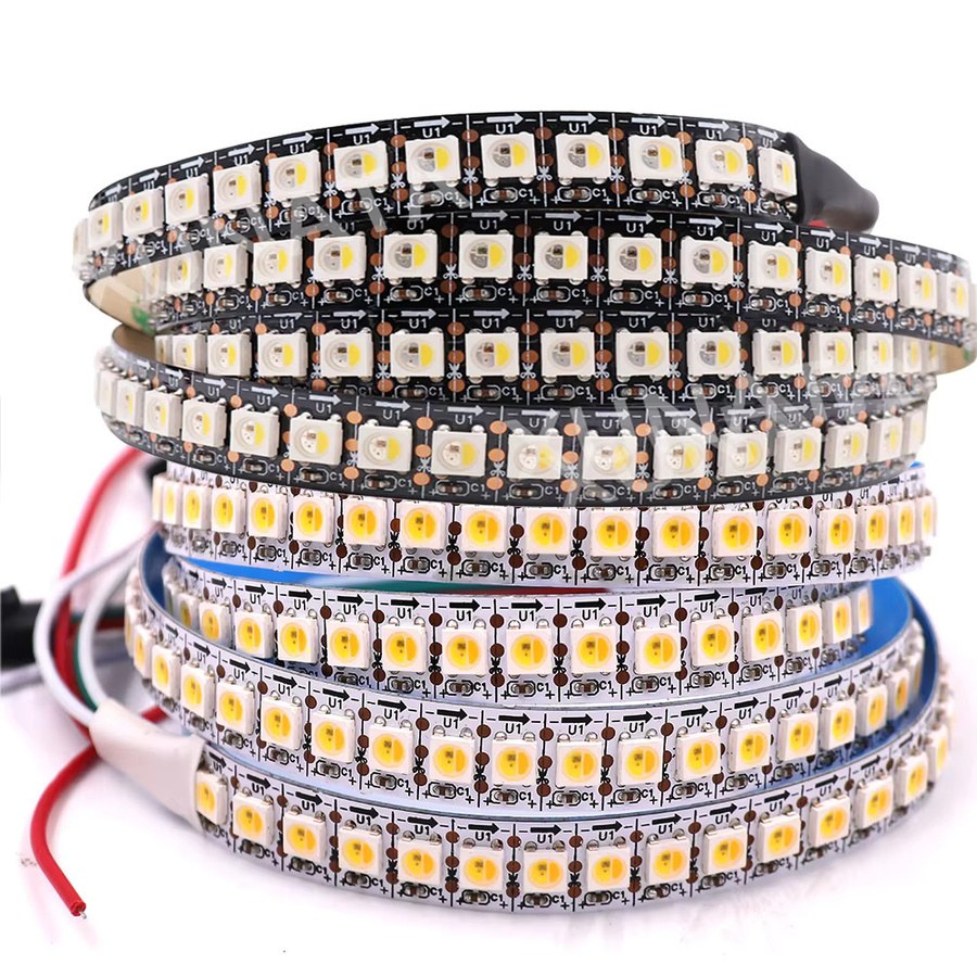 XUNATA SK6812 RGBW LED-Streifen 5V adressierbarer RGBWW Pixelstreifen wasserdicht - Bild 2