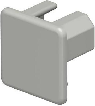 OBO Bettermann Endstück Stein-Grau 10 Stück B: 17 mm, H: 18 mm - Bild 1