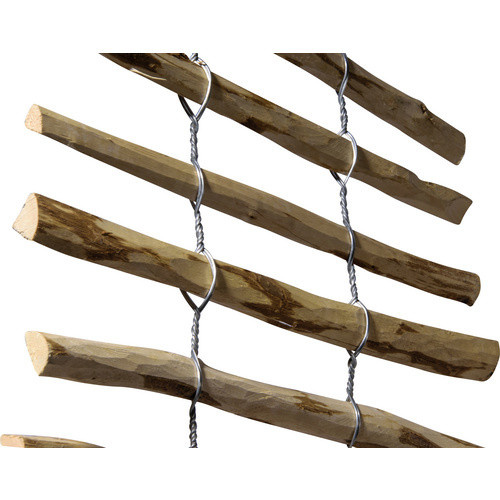 Dobar Rankgitter-Spalier aus Haselnussholz und Metall in Braun, B/H: 50 x 200 cm - Bild 3