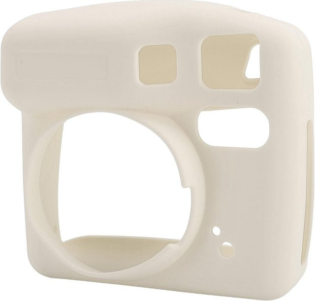 Koogeelife Silikon-Schutzhülle für SE Sofortbildkamera, sturzsicher, weiche Schale, Beige - Bild 1
