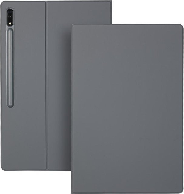 Samsung Schutzhülle für Galaxy Tab S10 FE Plus und Tab S9 FE Plus mit magnetischem Ständer, Stifthalter und Auto-Sleep-Funktion, Farbe: Grau - Bild 1