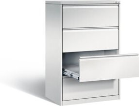 C+P Karteischrank Acurado in Lichtgrau, H x B x T: 135,7 x 78,7 x 59,0 cm - Bild 1