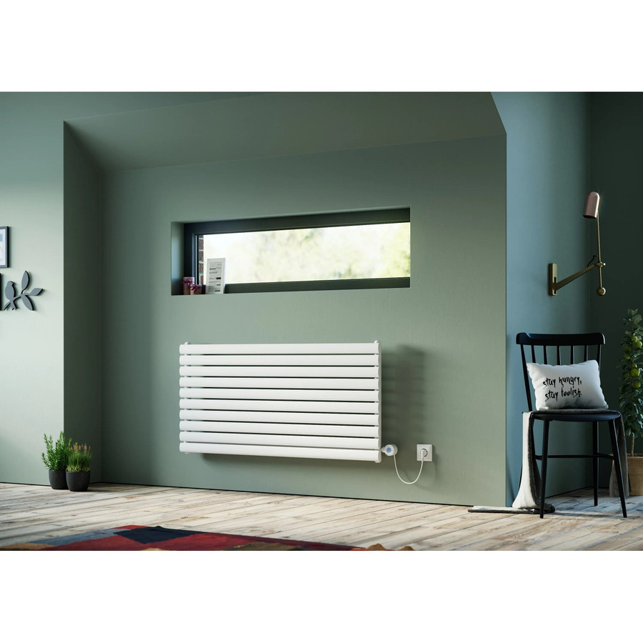 Ximax Elektrischer Konvektor Raumheizkörper Fortuna Weiß 600 W B: 90,0 cm, H: 58,4 cm - Bild 2