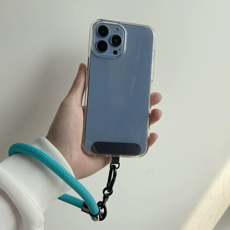WSSHE Anti-Lost Metall-Verschluss Anhänger für dein Smartphone in Schwarz - Bild 2