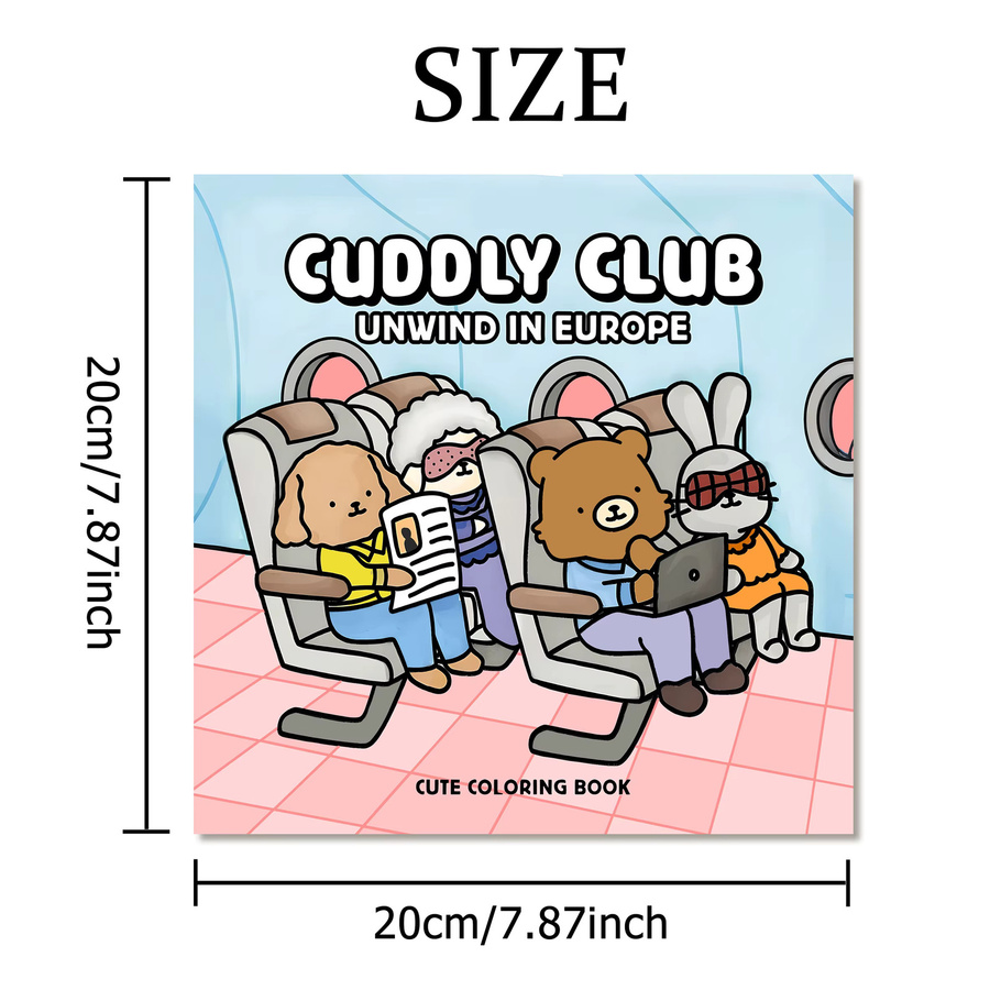 CUDDLY CLUB Malbuch, Tiere, Bunt / Mehrfarbig - Bild 2