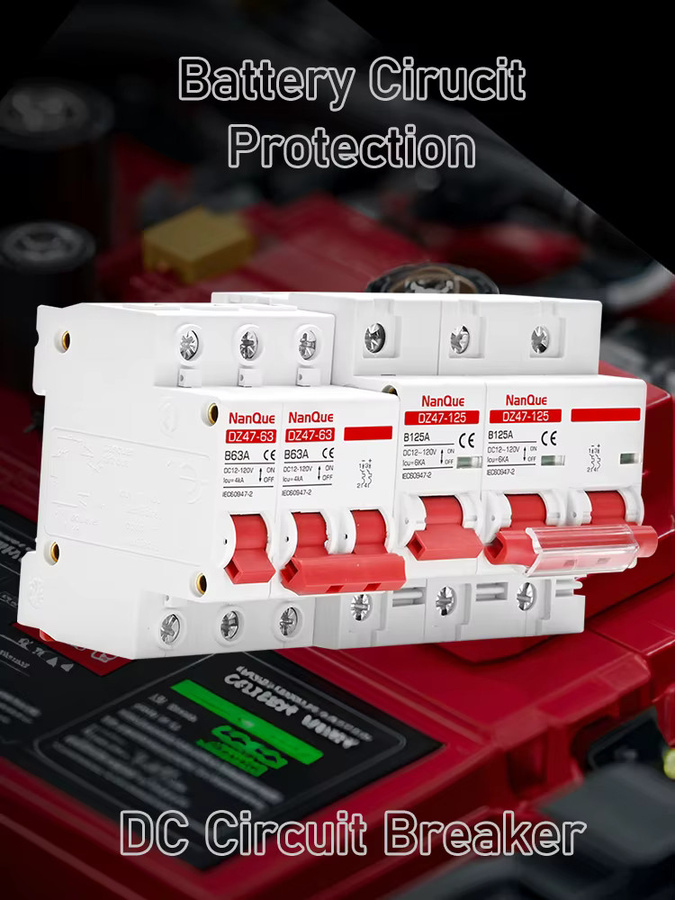 NANQUE DC Leitungsschutzschalter B-Charakteristik für Batterie-Wechselrichter 12–120 V DC, 1–150 Ampere - Bild 4