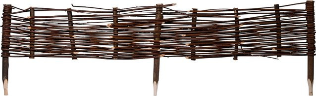 dobar Beeteinfassung aus Weide, 4er Set, B/H: 100 x 20 cm - Bild 1
