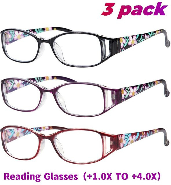 BMAD Lesebrille Damen, Vollrand, oval, Kunststoff, multicolour - Bild 1