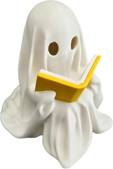 Victore Halloween Leuchtende Geisterfigur in Weiß als Tischdekoration für Innen und Außen - Bild 1