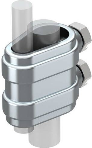 OBO Bettermann 5335140 223 O DIN ZN Montagezubehör, Farbe: Silber, Menge: 20 Stück - Bild 1