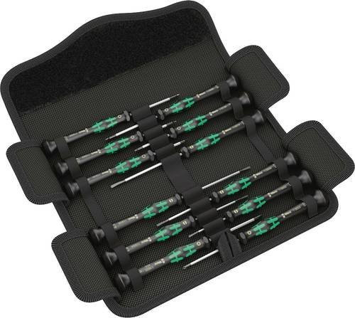 Wera Kraftform Micro Universal 1 Electronic Schraubendreher-Set, 12-teilig, Schwarz-Grün - Bild 1