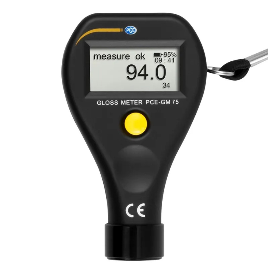 PCE Instruments Glanzmessgerät GM 75 in Schwarz B/T/H: 11,5 x 6,5 x 2,5 cm - Bild 3