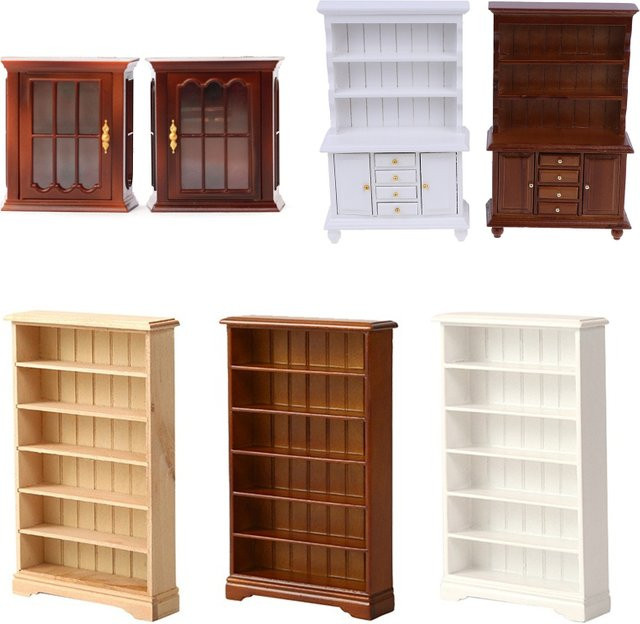 DIAPER&CORED Multifunktions-Holzschrank, Miniaturmöbel, 1/12, Holz - Bild 1
