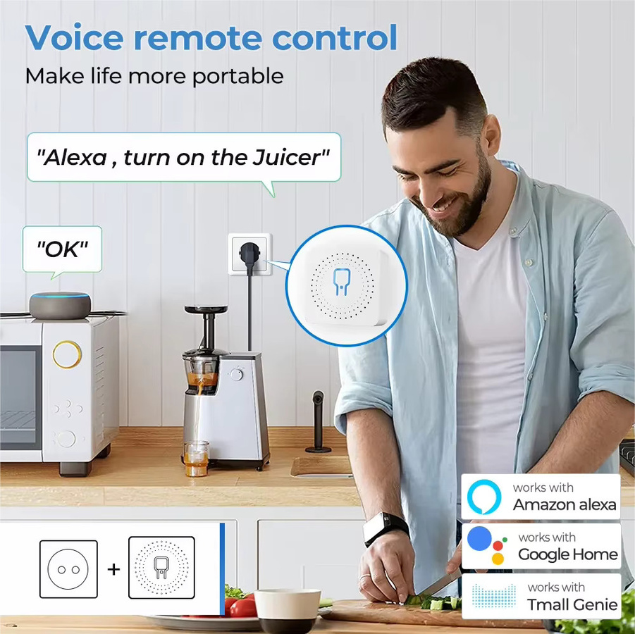 Tuya WiFi 16A Smart Schalter in Weiß mit 2-Wege-Steuerung und App-Fernbedienung für Alexa und Google Home zur Automatisierung deiner Heimszenen - Bild 3