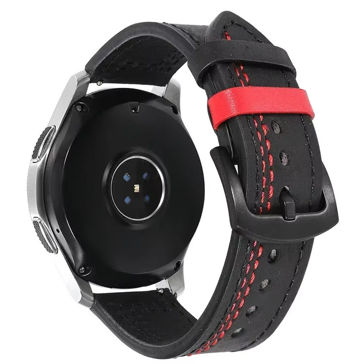 OAKCHARM Uhrenarmband Leder, Schwarz, Unisex - Bild 2