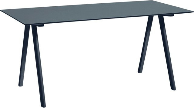 HAY Copenhague Cph10 Stuhl aus Eichenfurnier und Linoleum in Blau und Eiche matt - Bild 1