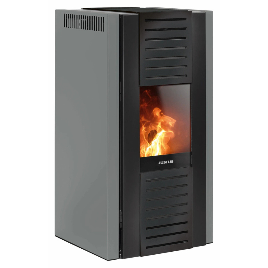 Justus Pelletofen Sirkos Aqua 2.0 wasserführend in Taupe, 9,4 kW, B/T/H: 102,6 x 51,0 x 52,6 cm - Bild 2