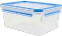 Emsa CLIP & CLOSE Frischhaltedose transparent blau 3,7 Liter - Bild 1