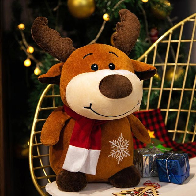 Yiran Health & Beauty Weihnachtsmann Schneemann Elch Oma, Plüschtiere, Kuscheltiere - Bild 1