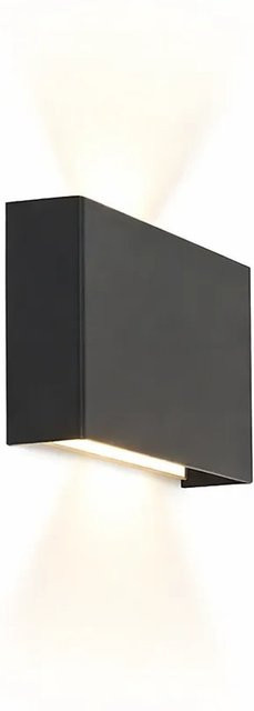 QAZQA Moderne Wandleuchte Otan in Schwarz, 2-flammig, Aluminium, dimmbar, Up-Down Effekt, G9 Fassung - Bild 1