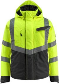 Mascot Hastings Winterjacke in Gelb/Schwarz, Größe L, mit Cordura und EN ISO 20471 Class 3 - Bild 1