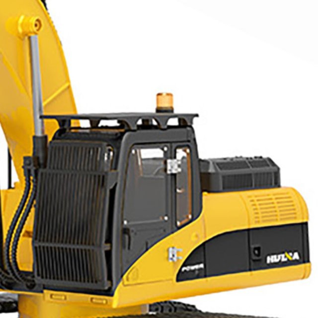 HUINA 580 Bagger-Baumodellauto, Metall, 1:14, mit Licht und Sound - Bild 1