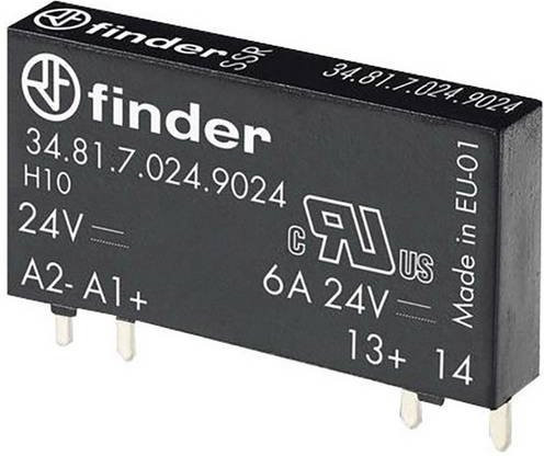 Finder Halbleiterrelais 34.81.7.024.9024 in Schwarz mit einer maximalen Schaltspannung von 33 V/DC, sofortschaltend - Bild 1