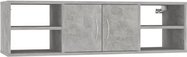 vidaXL Wandregal aus Holzwerkstoff in Betongrau, B/T/H: 102 x 30 x 29 cm - Bild 1