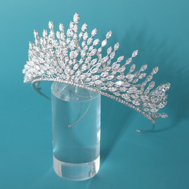 urbanlife Diadem, Zirkonia, Silber, Damen - Bild 1