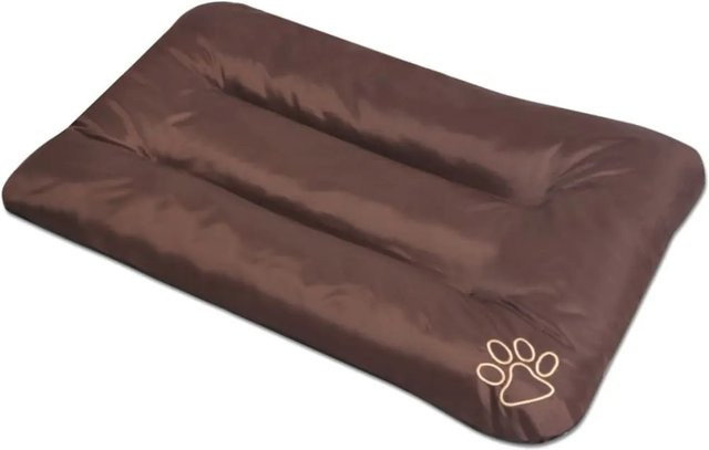 vidaXL Hundebett in Braun aus PU-beschichtetem Oxford-Gewebe, Größe L - Bild 1