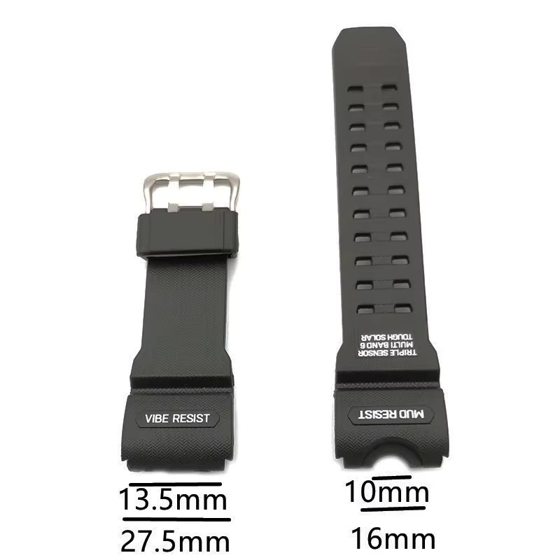 Casio Uhrenarmband Silikon, Schwarz, Herren - Bild 4