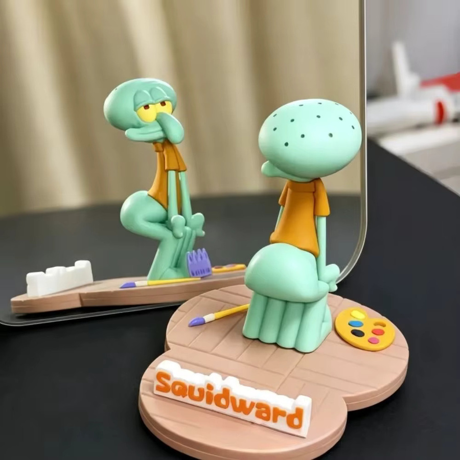Bandai SpongeBob Schwammkopf Squidward Handyhalter, Desktop-Ornament - Bild 4