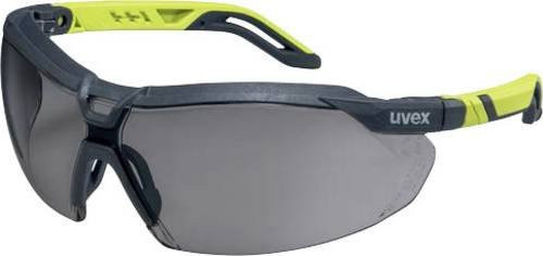 Uvex i-5 Schutzbrille mit UV-Schutz und Seitenschutz, Farbe: Anthrazit-Gelb-Blau, Material: Kunststoff - Bild 1