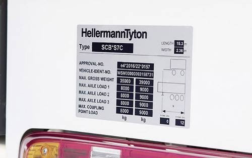 HellermannTyton Etikett für Laserbedruckung, transparent und weiß, multipurpose - Bild 1
