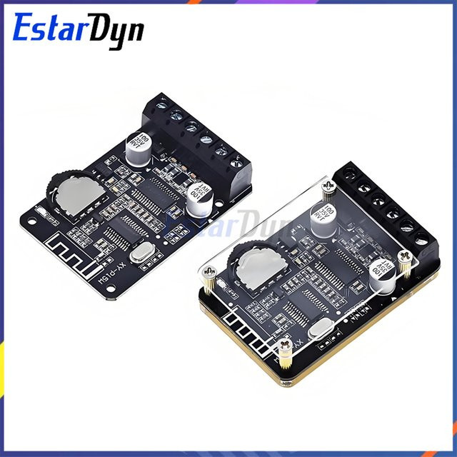 Estardyn XY-P15W Bluetooth 5.0 Verstärkerplatine mit 20Wx2 Stereo-Ausgang und Wärmeableitung in Schwarz - Bild 1