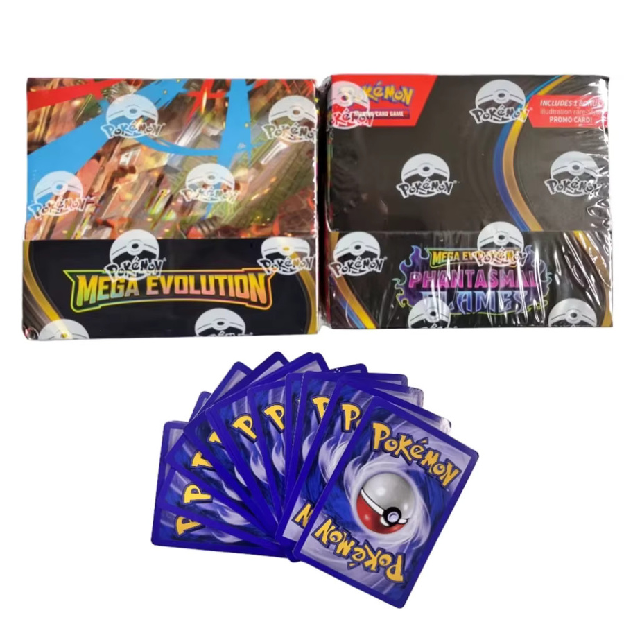 Bandai Pokémon Mega Evolution Phantasmal Flames, Sammelkarten, Nachfüllpack, Englisch, ab 6 Jahren - Bild 3