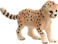 Schleich Gepardenbaby Spielfigur in Schwarz mit Animal Print