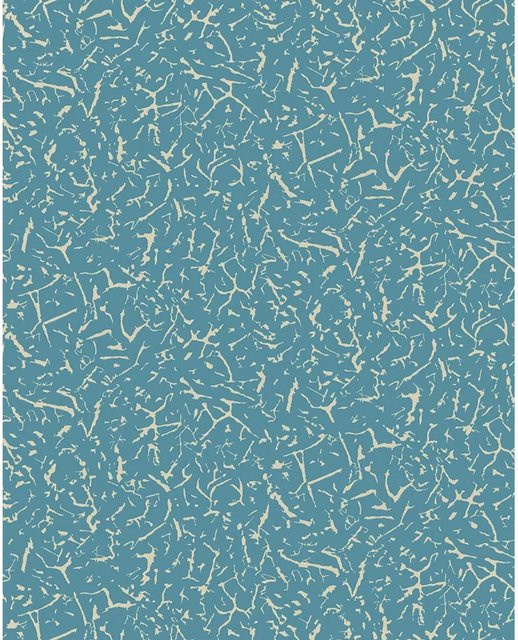 Marburg Vliestapete Grafisch Risse Blau Abstract Modern B: 53 cm, L: 10,05 m - Bild 1