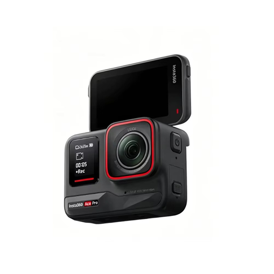 Insta360 Ace Pro Action-Kamera in Schwarz mit 1/1.3 Sensor, 8K HDR, voll drehbarem Touchscreen und Bluetooth - Bild 2