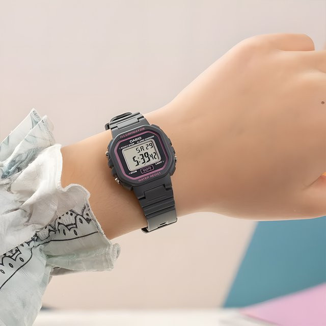 Casio Digitaluhr, Weiß, Kunststoff, Damen - Bild 1