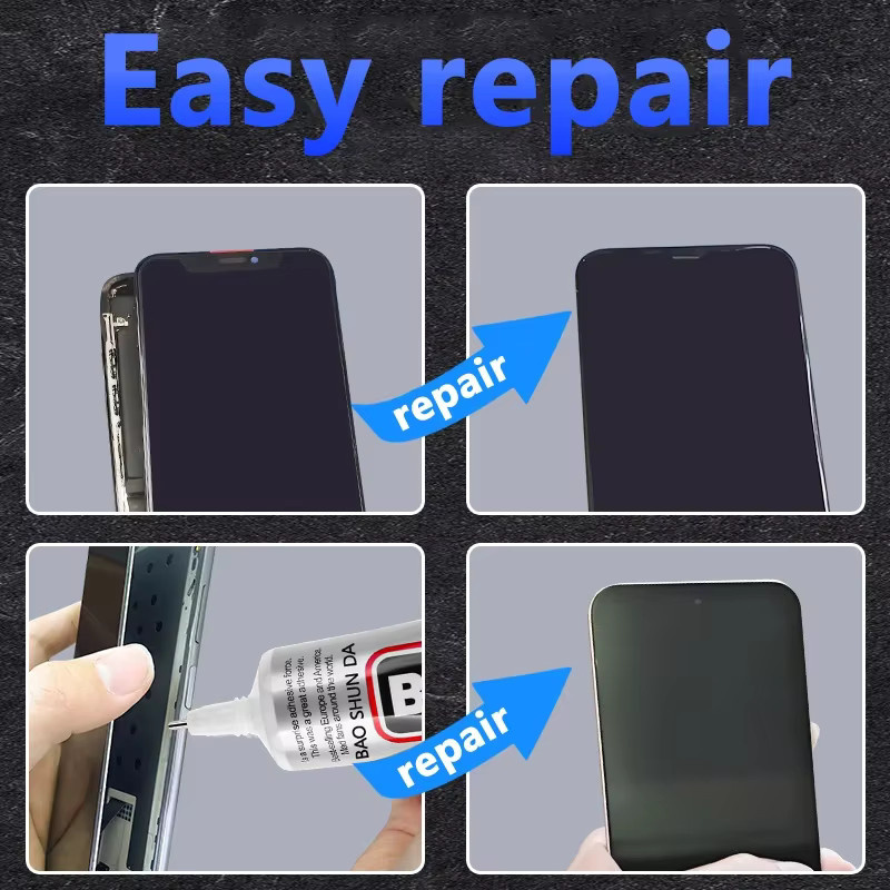 B7000 E8000 Sekundenkleber transparent für Mobiltelefon-Reparaturen, Schmuck, Spielzeug und Modelle zur Verwendung auf Metall, Kunststoff und Glas - Bild 4