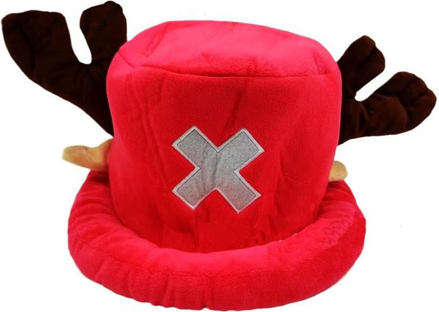 Brdwn One Piece Tony Tony Chopper Cosplay Kostüm Hut, Kappe, Rot, Unisex - Bild 1