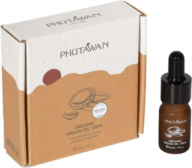 Phutawan Bio-Arganöl, 5 ml, für Gesicht und Haare - Bild 1
