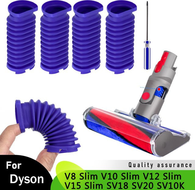 Dyson Saugkopf-Rollenschlauch in Blau für V8, V10, V12 Slim, V15 Slim, SV18, SV20 und SV10K Staubsauger - Bild 1