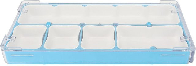 Neoglint Uhrenaufbewahrungsbox, 5 Fächer, Blau - Bild 1